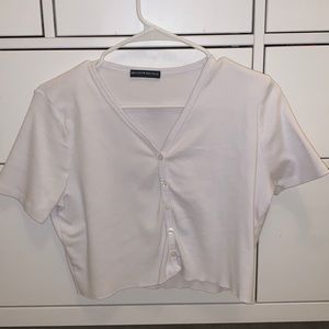 BRANDY MELVILLE white button up top
